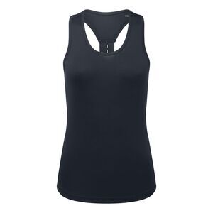 TriDri Womens/Ladies Performance Backstrap Tank Top / French Navy